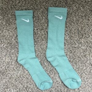Light Blue Nike Crew Socks